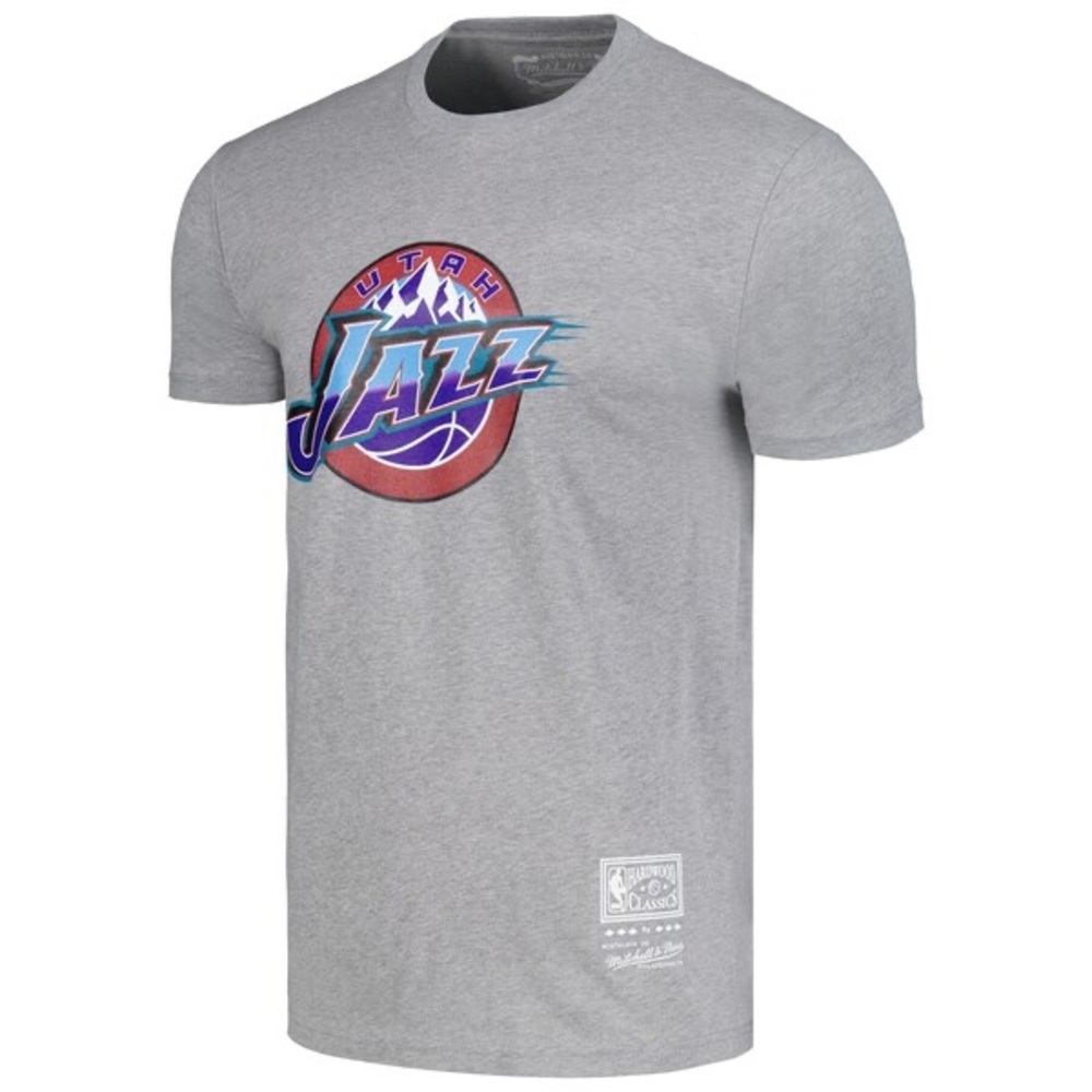 GREY UTAH JAZZ T SHIRT MENS!